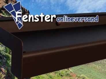 Aluminium Fensterbank dunkelbronze
