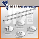 JD-Fensterrahmenschrauben I-Stern Senkkopf 11 mm I-30 7,5 x 182 25 Stck
