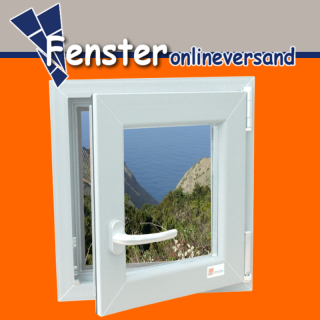 AKF Kunststoff Fenster SF 100 in wei mit Isolierglas 24 mm