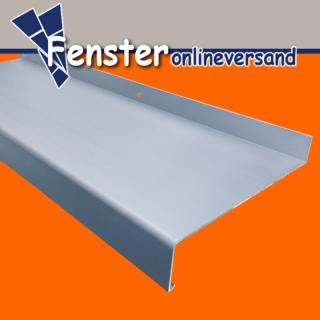 Aluminium Fensterbank silber EV1, Ausladung 50 mm bis 400 mm