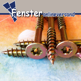 Spanplattenschraube Dresselhaus JD-79 mit Torx Antrieb gelb verzinkt 5,0 x 40 mm Teilgewinde 500 Stck