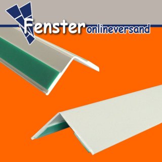Winkelleisten aus Kunststoff - wei