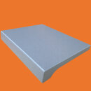 Werzalit Fensterbank Exclusiv Metallic Tiefe 250 mm 1500 mm lang mit Kunststoffabschluss