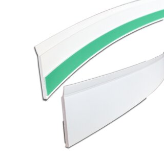 2,80€/m 100mm Kunststoffleiste Selbstklebend PVC-Leiste Fenster