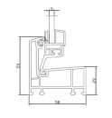 AKF Heizraumfenster in weiß, grau oder braun mit 5 mm Dickglas und Dauerbelüftung