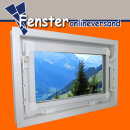 AKF Kunststoffkellerfenster weiß mit Isolierglas 24...