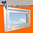 AKF Kunststoffkellerfenster braun mit Isolierglas 14 mm, Ug 2.0 W/(m²K)