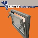 AKF Kunststoffkellerfenster farbig mit Dickglas 5 mm, Breite: 500 x Höhe: 300, Farbe: braun, ähnlich RAL 8019