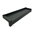Gutmann Aluminium Fensterbank anthrazit RAL 7016 180 1400 ohne Seitenabschluss