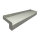Aluminium Fensterbank silber EV1, Ausladung: 50 mm, Rasterlänge: 1300 mm Aluminiumabschluss ohne Putzkante (Paar)