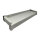 Aluminium Fensterbank silber EV1, Ausladung: 90 mm, Rasterlänge: 500 mm Aluminiumgleitabschluss (Paar)