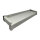 Aluminium Fensterbank silber EV1, Ausladung: 90 mm, Rasterlänge: 1500 mm Aluminiumgleitabschluss (Paar)