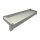 Aluminium Fensterbank silber EV1, Ausladung: 195 mm, Rasterlänge: 1600 mm Kunststoffgleitabschluss (Paar)