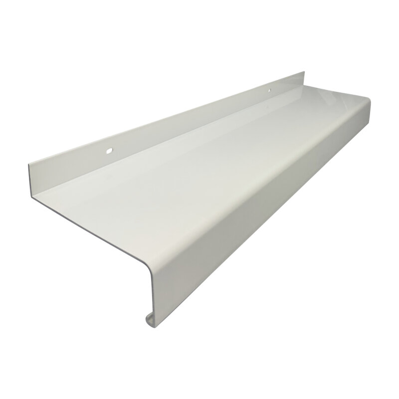 Aluminium Fensterbank Silber EV1 Tiefe: 150 Mm X Rasterlänge: 1000 Mm Kunststoffgleitabschluss Paar Aluminium Fensterbank Silber EV1 Tiefe: 150 Mm X Rasterlänge: 1000 Mm Kunststoffgleitabschluss Paar