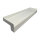 Aluminium Fensterbank weiß, Ausladung: 90 mm, Rasterlänge: 500 mm Aluminiumabschluss ohne Putzkante (Paar)