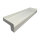 Aluminium Fensterbank weiß, Ausladung: 240 mm, Rasterlänge: 800 mm Aluminiumabschluss ohne Putzkante (Paar)