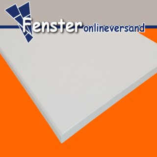 Werzalit Fensterbank Compact S18 Weiß Tiefe 200 mm 2300 mm mit ABS Kante zweiseitig