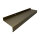 Aluminium Fensterbank mittelbronze, Ausladung: 70 mm, Rasterlänge: 2200 mm ohne Seitenabschluss
