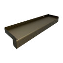Aluminium Fensterbank mittelbronze, Ausladung: 90 mm,...