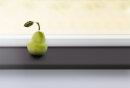 Werzalit Fensterbank Compact S18 Weiß Tiefe 300 mm 1000 mm mit Kunststoffabschluss