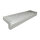 Aluminium Fensterbank blank Tiefe 180 mm 1200 mm Aluminiumabschluss mit Putzkante (Paar)