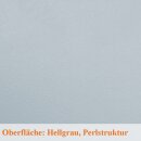 Werzalit Fensterbank Compact S18 -Doppelprofil- Hellgrau, Perlstruktur Tiefe 500 mm 900 mm mit ABS Kante zweiseitig
