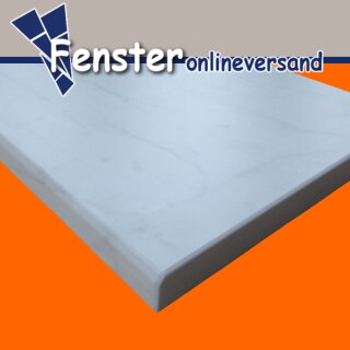 Werzalit Fensterbank Compact S18 Marmor Bianco - Tiefe: 100 mm