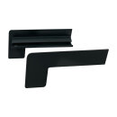 Aluminiumabschluss ohne Putzkante Anthrazit (RAL 7016) 90 mm