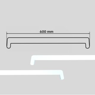 Extra Endkappe Kunststoff Fensterbank weiß