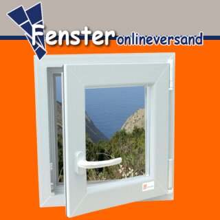 AKF Kunststoff Fenster SF 100 in weiß mit Isolierglas 24 mm