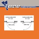 AKF Kunststoff Fenster SF 100 in weiß mit Isolierglas 24 mm