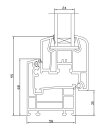 AKF Kunststoff Fenster SF 100 in weiß mit Isolierglas 24 mm