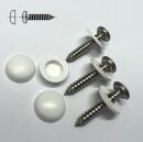 Fensterbankschrauben weiß VPE 10