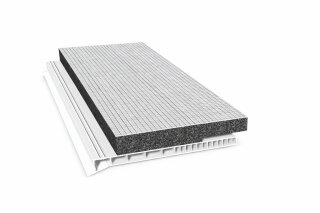 Rollladenkastendeckel weiß gedämmt