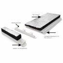 Rollladenkastendeckel weiß gedämmt