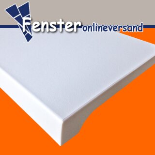 Werzalit Fensterbank Exclusiv Polarweiß Tiefe 250 mm 1400 mm mit ABS Kante zweiseitig