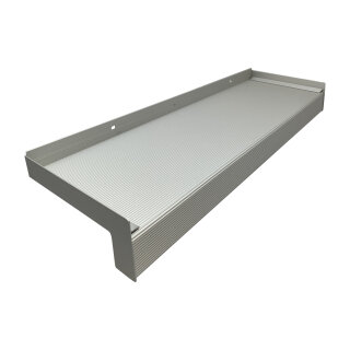Balkonaustritt EV1 Tiefe 180 mm 2200 mm Aluminiumabschluss ohne Putzkante