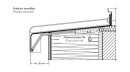 Fensterbankhalter Gutmann ,,RV-KSI blank - 280 mm"